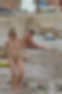 Nude beach and topless girls