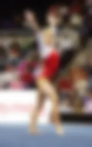 Candid gymnastics girls