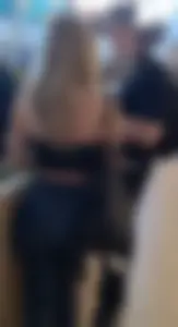 Stunning blonde with nice ass and great tits