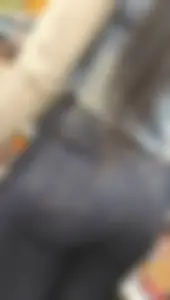 Curvy chick in tight jeans - closeups and busty front