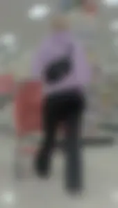 Blonde Pawg in pink and leggings