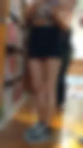 Cute Teen Princess with Beautiful legs in miniskirt