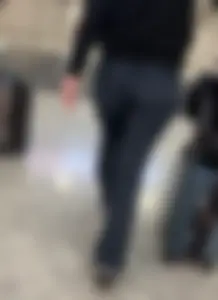 PAWG Hotwife in Tight Jeans Capped at Airport (OC + GIFS)