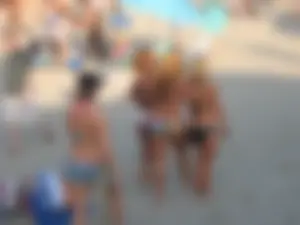 Mix of candid girls at the beach and in bikinis