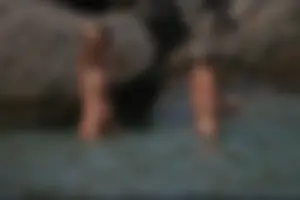 Nude beach girls in Krk, Croatia