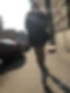 Nice candid girl's slim legs closeups