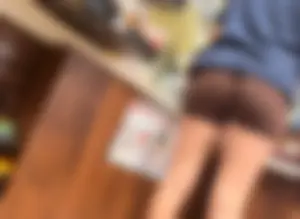 Two for one, gas station hotties in spandex shorts