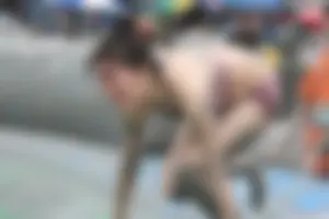 Boryeong Mud Fest 2008 girls mostly in bikinis