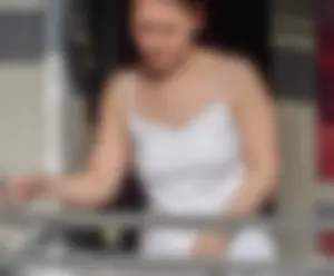 Hot milf next door hanging panties, showing pokies and wearing underwear
