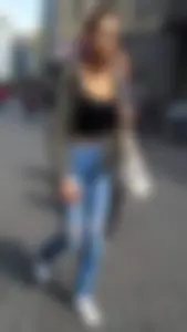 Tight blue jeans creepshots compilation