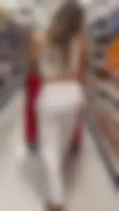 Milf in all white vtl (see thru pants)