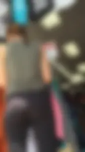 Girl in Tights with Hot Ass at the Store Creepshot
