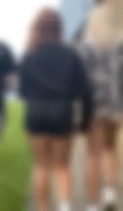 Grey see through leggings VPL and more