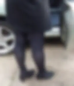Coworker in skirts and pantyhose