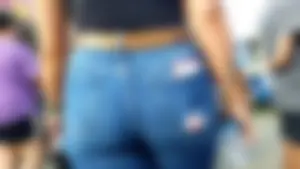 Sexy cowgirl in jeans