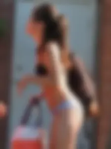 Asian beach and bikini girls