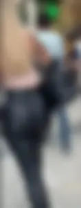 Tight Leather Pants Teen Ass