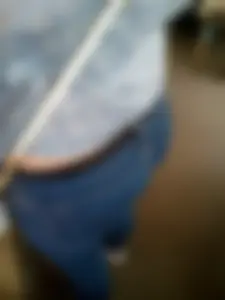 Cute Girl with Fresh Tattoo Bus Candid