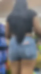 Sexy Latina + Tight Shorts + Crop Top