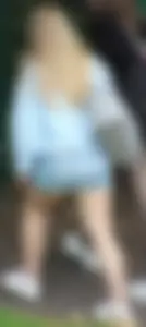Blonde Teen Mini Skirt
