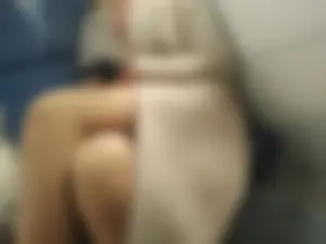Girl in a Coat Sitting Cross-Legged in the Public Train Creepshots Gallery