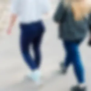 Girl with Hot Booty in Leggings Street Creepshot