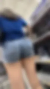 Slim Latina In Jean Shorts/ Up close angles- OC