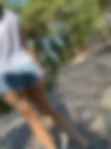 Denim shorts