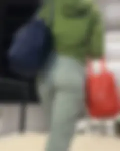 Lulu fanatic in green lulu pants