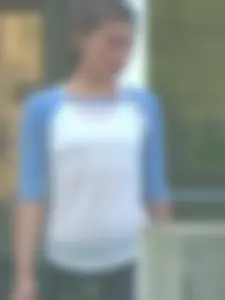 Two cute teens in a cafe creepshots gallery, leggings on both of them