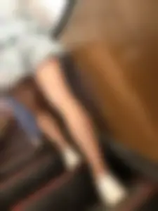 Sexy candid girl in a short dress escalator and street creepshots
