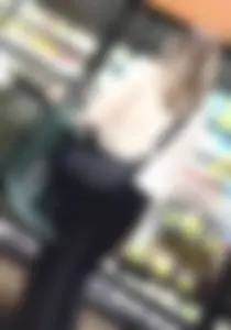Blonde milf tight yoga flare ass upshot and close up