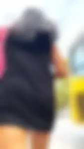 Bouncing ass on black dress (OC)