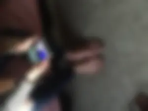 Bare Feet with Painted Fingernails Home Candid Closeup