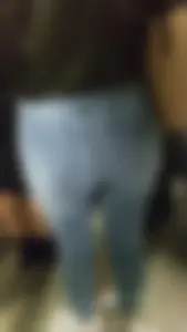 Cute little ass at the train station with a VPL