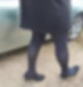 Coworker in skirts and pantyhose