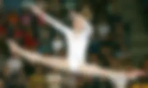 Candid gymnasts