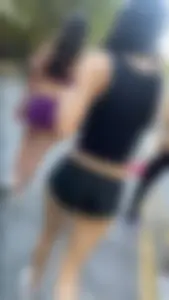 Cheeks hanging out tight shorts
