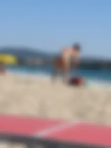 Perfect MILF on Beach