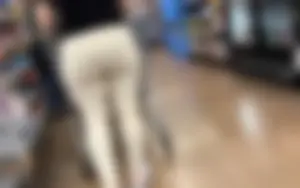 (2nd Post)Big Ass Latina Thot in Leggings
