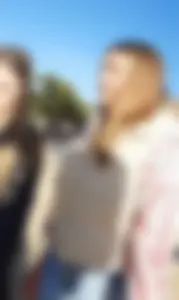 Teen ass in jeans with face shot