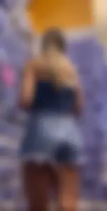 Nice legs and ass in Jean shorts blondie (OC)