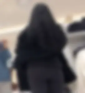 Hot milf in all black
