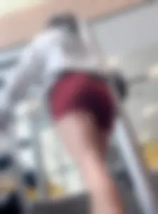 Red Spandex Shorts and tight ass! (OC)