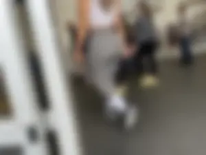 Juicy ass gray leggings