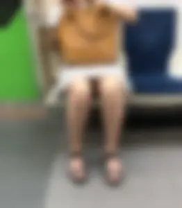 Milf in Sandals and Dress Subway Creepshot