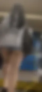 OC Asian Coed Short Shorts Butt Out