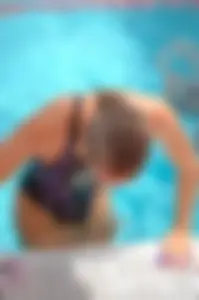 Group of teen and early 20's swimmers