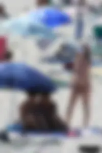 Bunch of sexy ladies on a nude beach