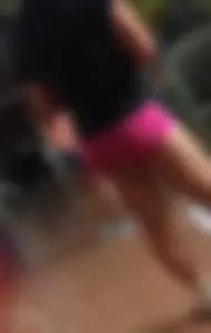 Hot pink spandex shorts